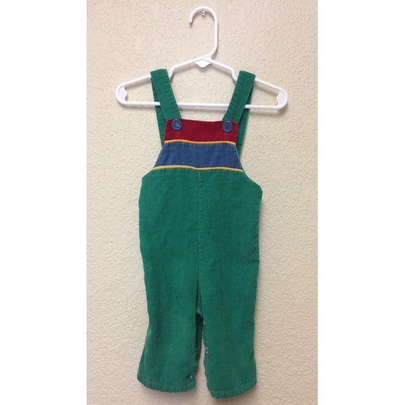 Vintage Other - 🎉HP🎉 {No Brand} vintage green corduroy overalls